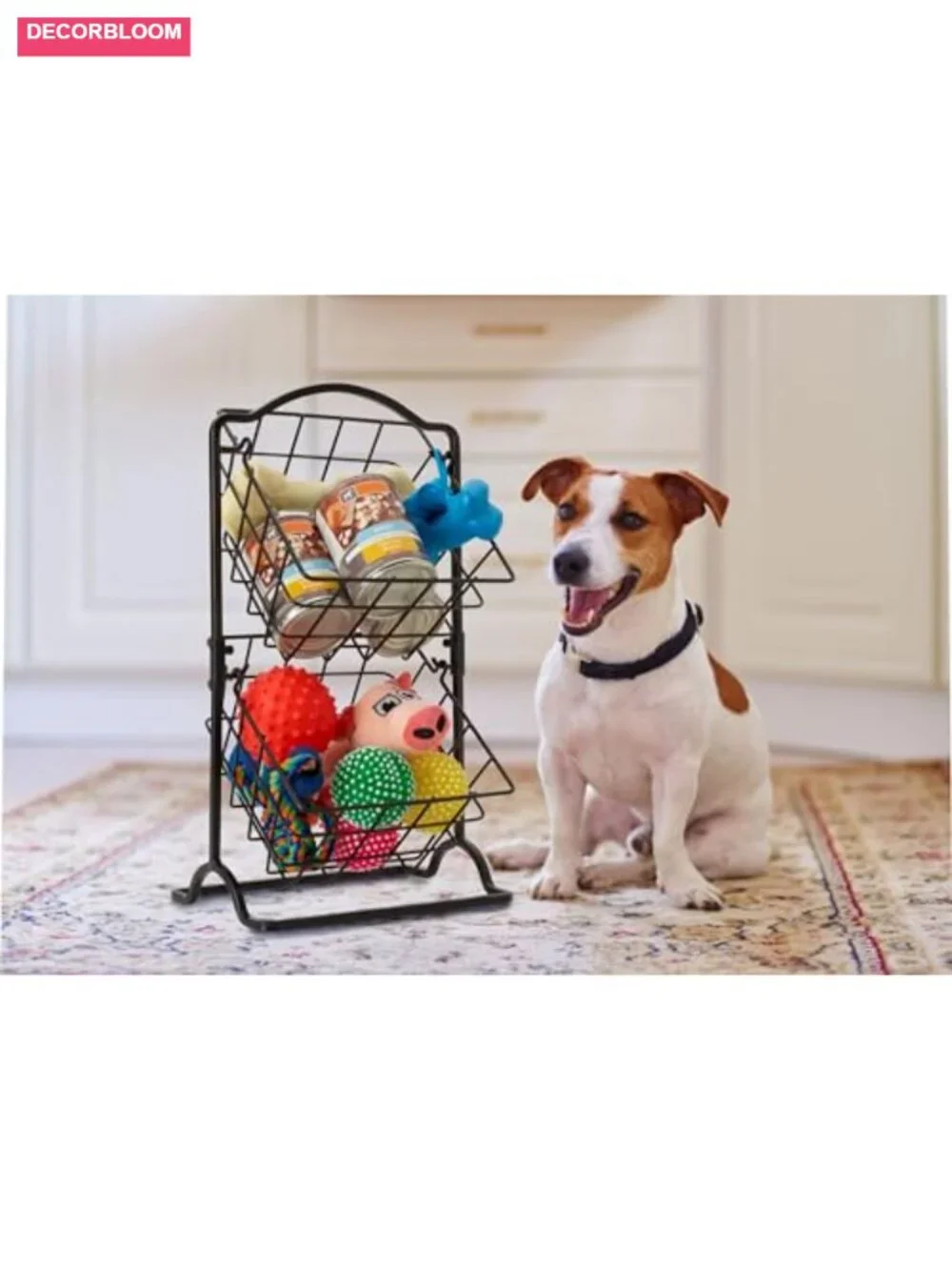 Mikasa General Store 2-Tier Metal Countertop Fruit Storage Basket